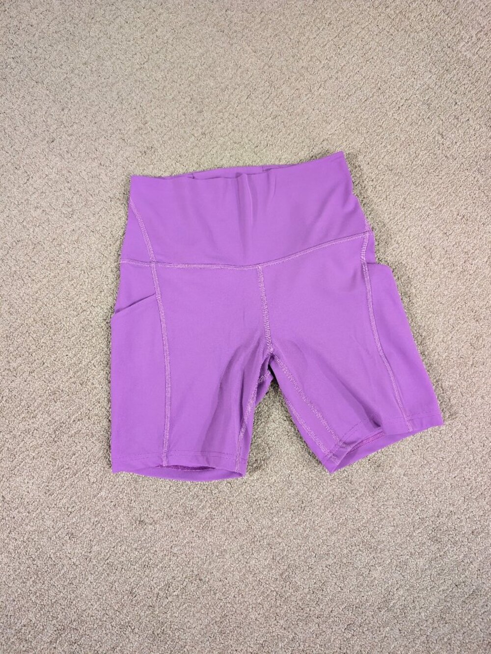 Lululemon Align High-Rise Shorts with Pockets 4" in Moonlit Magenta